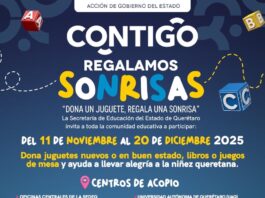 La Secretaría de Educación del Estado de Querétaro Lanza la colecta Contigo Regalamos Sonrisas