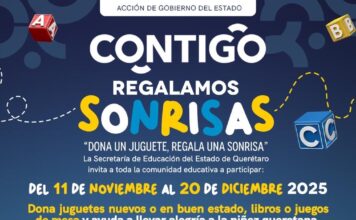 La Secretaría de Educación del Estado de Querétaro Lanza la colecta Contigo Regalamos Sonrisas