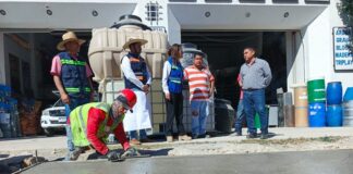 la Comisión Estatal de Infraestructura Supervisa ciclovía en Jalpan de Serra