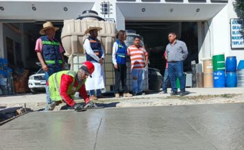 la Comisión Estatal de Infraestructura Supervisa ciclovía en Jalpan de Serra
