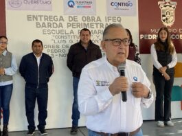 El Instituto de Infraestructura Física Educativa del Estado de Querétaro refuerza obras educativas en Pedro Escobedo
