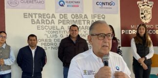 El Instituto de Infraestructura Física Educativa del Estado de Querétaro refuerza obras educativas en Pedro Escobedo