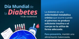 La Secretaría de Salud se une a la conmemoración del Día Mundial de la Diabetes