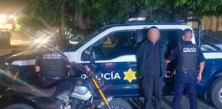 Sujeto detenido por robo equiparado de vehículo en La Loma
