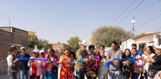 Rodrigo Monsalvo entrega obras de urbanización en Saldarriaga y Hacienda La Cruz