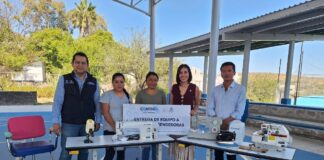 La Secretaria del Trabajo entrega equipamiento a iniciativas productivas