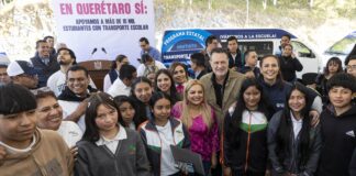 Fortalece Gobernador programa de transporte escolar en la Sierra Gorda