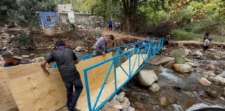 La Comisión Estatal de Infraestructura entrega puente provisional en San Joaquín