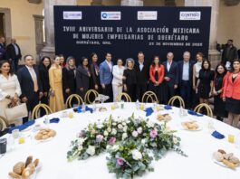 Reconoce Gobernador compromiso de las mujeres empresarias con Querétaro