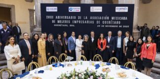 Reconoce Gobernador compromiso de las mujeres empresarias con Querétaro
