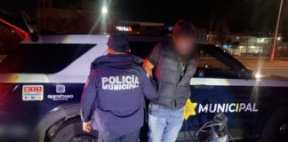 Detienen a masculino sobre la carretera a Tlacote por robo a lugar cerrado