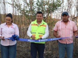 Jairo Morales entrega obras en la comunidad de La Presita