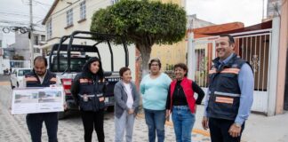 Entrega Roberto Cabrera rehabilitación de calles en Lomas de San Juan con una inversión de más de 3.2 millones de pesos