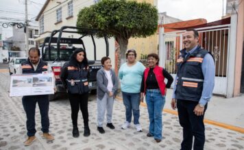 Entrega Roberto Cabrera rehabilitación de calles en Lomas de San Juan con una inversión de más de 3.2 millones de pesos