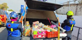 Protección Civil realiza operativo contra pirotecnia ilegal en el Mercado de Abastos