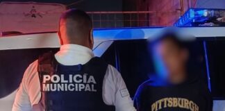 Masculino asegurado por contar con mandamiento vigente