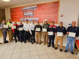 Participa personal de Coordinación Estatal de Protección Civil de Querétaro en Primer Entrenamiento Binacional de Bomberos