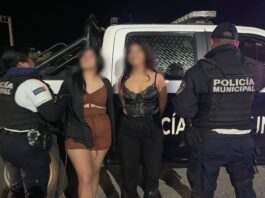 Dos detenidas por daños dolosos en Santa Rosa Jáuregui