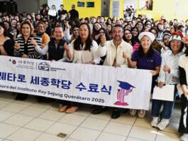 Acreditan a más de 150 estudiantes en idioma coreano en Instituto Rey Sejong de la Universidad Tecnológica de Querétaro