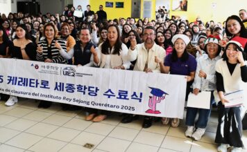 Acreditan a más de 150 estudiantes en idioma coreano en Instituto Rey Sejong de la Universidad Tecnológica de Querétaro