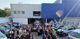 Policías de la Secretaría de Seguridad Pública Municipal de Querétaro llevan alegría a miles de niños queretanos el Día de Reyes
