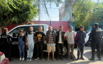 “Walo”, “Chalan”, “Chucho”, “Fer”, “Chuy”, “Torner” y “Omar” detenidos en la colonia Presidentes