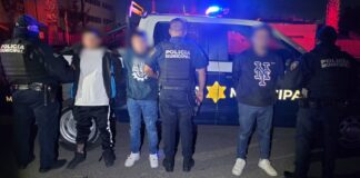 Tres masculinos detenidos en inmediaciones de Juriquilla