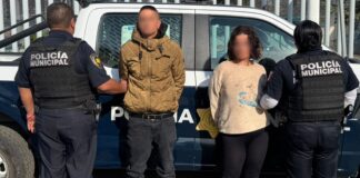 Pareja remitida a la Fiscalía General del Estado de Querétaro por delitos de allanamiento de domicilio y daños a propiedad