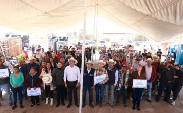 La Secretaría de Desarrollo Agropecuario entrega apoyos en concurrencia en Ezequiel Montes