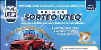 La Universidad Tecnológica de Querétaro lanza sorteo para apoyar a la educación y al talento universitario