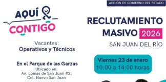 La Secretaría del Trabajo invita al reclutamiento masivo en San Juan del Río