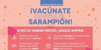 La Secretaría de Salud Intensifica la vigilancia epidemiológica y la vacunación contra el sarampión