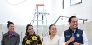 Chepe Guerrero supervisa la obra de rehabilitación de la Unidad Básica de Rehabilitación del DIF Corregidora
