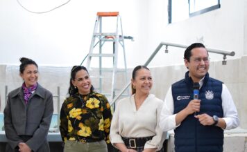 Chepe Guerrero supervisa la obra de rehabilitación de la Unidad Básica de Rehabilitación del DIF Corregidora