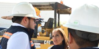 La Comisión Estatal de Infraestructura rehabilita la Carretera Estatal 200, frente al Aeropuerto