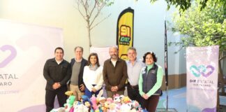 El Sistema para el Desarrollo Integral de la Familia del Estado de Querétaro recibe juguetes para las y los niños en situación vulnerable