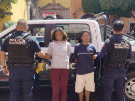 Fueron sorprendidos robando al interior de una iglesia