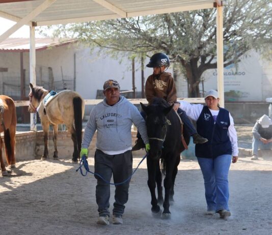 El Sistema Estatal para el Desarrollo Integral de la Familia inicia con las sesiones de equinoterapia 2026