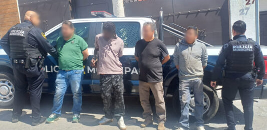 Cuatro masculinos detenidos por allanamiento en la colonia Milenio III