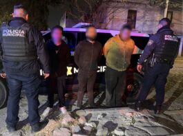 Tres detenidos por robo de vehículo en Reforma Agraria