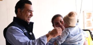 Luis Nava supervisa atención a la primera infancia en Santa Rosa Jáuregui