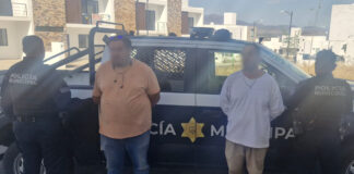 Masculinos fueron sorprendidos robando en el Fraccionamiento San Isidro Juriquilla