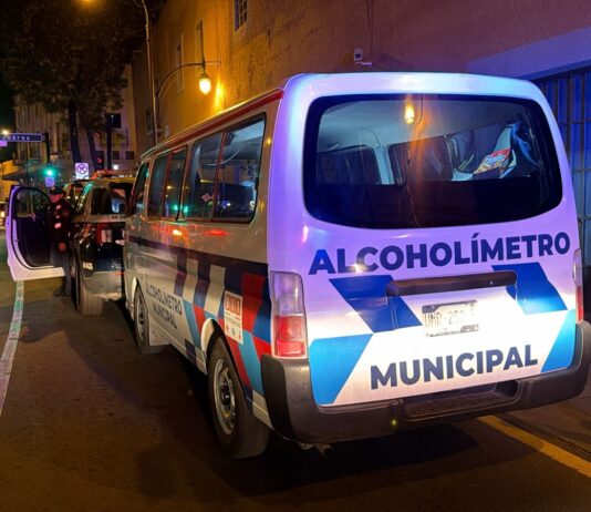 Reporte del operativo de alcoholimetría