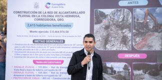 Municipio de Corregidora inaugura red de alcantarillado pluvial en la colonia Vista Hermosa
