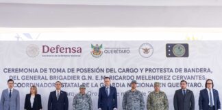 Atestigua Gobernador toma de protesta de Ricardo Melendrez como coordinador estatal de la Guardia Nacional