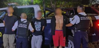 Tres detenidos por portación de armas prohibidas en San Pedrito Peñuelas