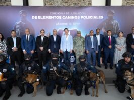 Reconoce Rodrigo Monsalvo trayectoria y legado de la Unidad K9 de la Secretaría de Seguridad Pública Municipal del Marqués