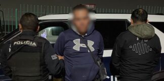 La Secretaría de Seguridad Pública Municipal de Querétaro asegura a masculino con orden de aprehensión vigente
