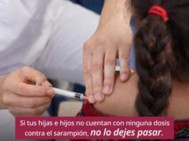 La Secretaría de Salud refuerza vigilancia epidemiológica y vacunación ante casos de sarampión