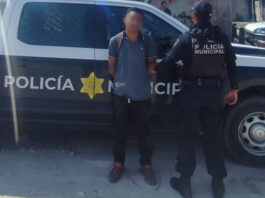 “Miguel” detenido por delitos contra la seguridad pública en colonia Amalia Solórzano